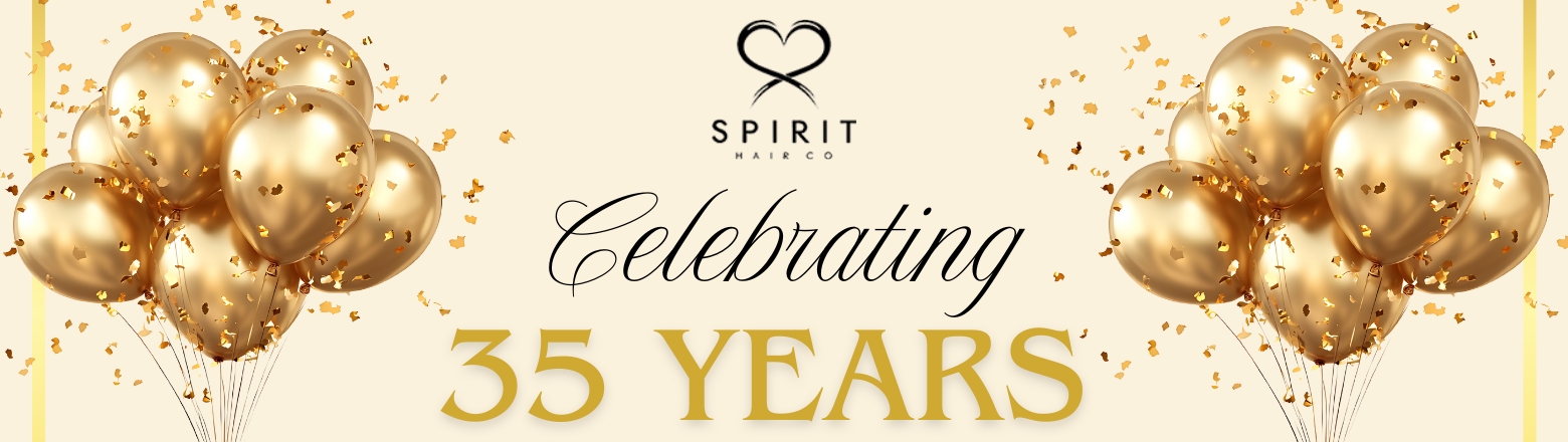Spirit Hair celebrating 35 years award winning hair salon in High Wycombe